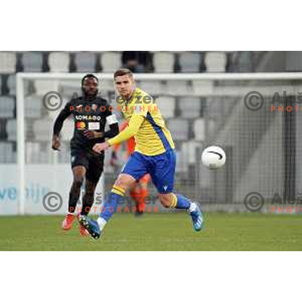 Nardin Mulahusejnovic in action during Prva Liga Telekom Slovenije 2020-2021 football match between Koper and Bravo at Bonifika, Koper on November 24, 2020