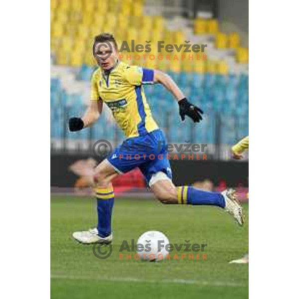 Dare Vrsic in action during Prva Liga Telekom Slovenije 2020-2021 football match between Koper and Bravo at Bonifika, Koper on November 24, 2020