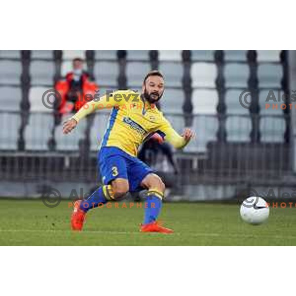 Goran Jozinovic in action during Prva Liga Telekom Slovenije 2020-2021 football match between Koper and Bravo at Bonifika, Koper on November 24, 2020
