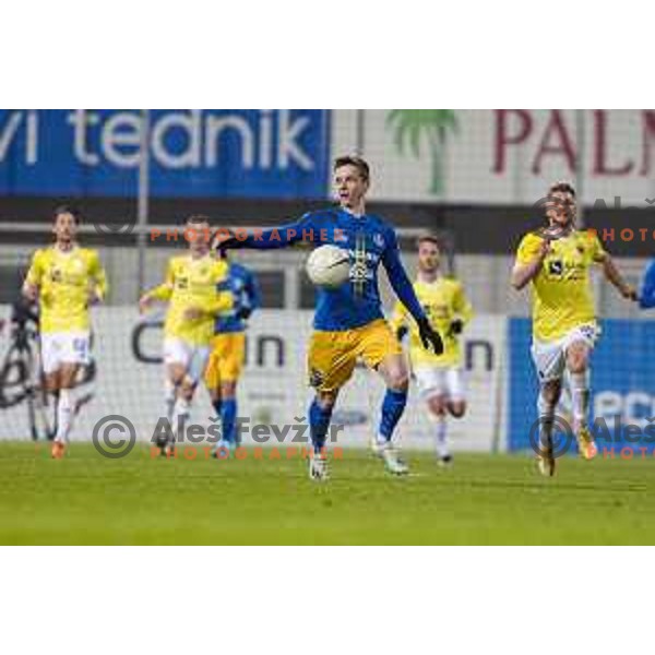 in action during Prva Liga Telekom Slovenije 2020-2021 football match between Celje and Maribor in Celje, Slovenia on November 25, 2020