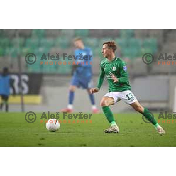 Ivan Mocinic in action during Prva Liga Telekom Slovenije 2002-2021 football match between Olimpija and Aluminij in SRC Stozice, Ljubljana, Slovenia on November 26, 2020