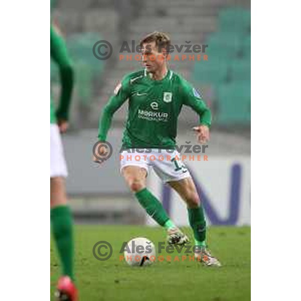 Ivan Mocinic in action during Prva Liga Telekom Slovenije 2002-2021 football match between Olimpija and Aluminij in SRC Stozice, Ljubljana, Slovenia on November 26, 2020