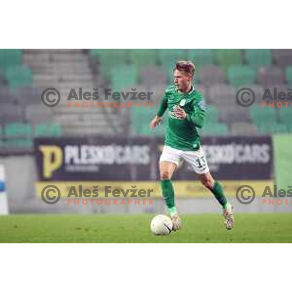 Ivan Mocinic in action during Prva Liga Telekom Slovenije 2002-2021 football match between Olimpija and Aluminij in SRC Stozice, Ljubljana, Slovenia on November 26, 2020