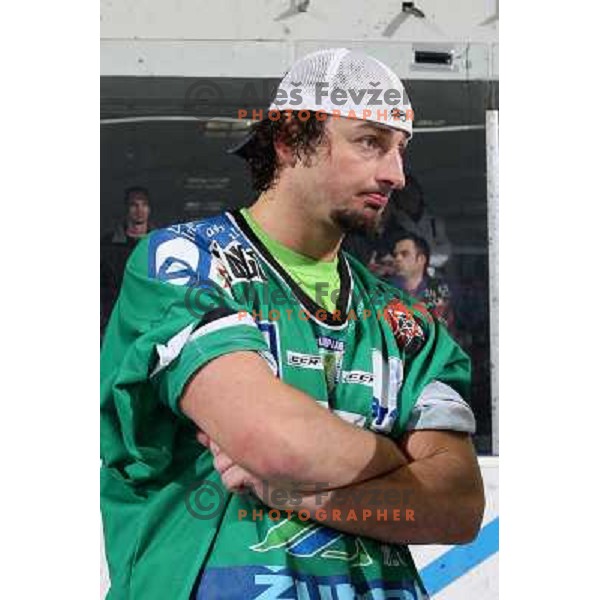 Yarema after sixth game of the Final of EBEL league between ZM Olimpija and Red Bulls Salzburg, played in Ljubljana 25.3.2008. Red Bulls Salzburg won the game 3:2 and series 4:2 and became Champions of EBEL league. Photo by Ales Fevzer 