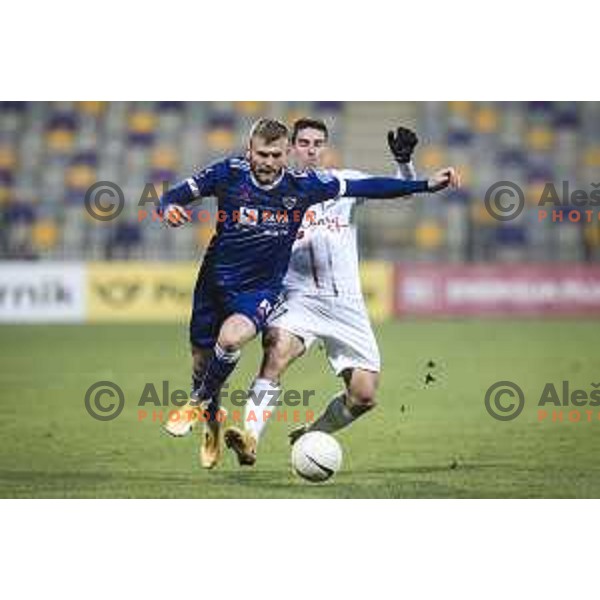 Alexandru Cretu in action during Prva liga Telekom Slovenije football match between Maribor and Tabor in Ljudski vrt, Maribor, Slovenia on November 28, 2020