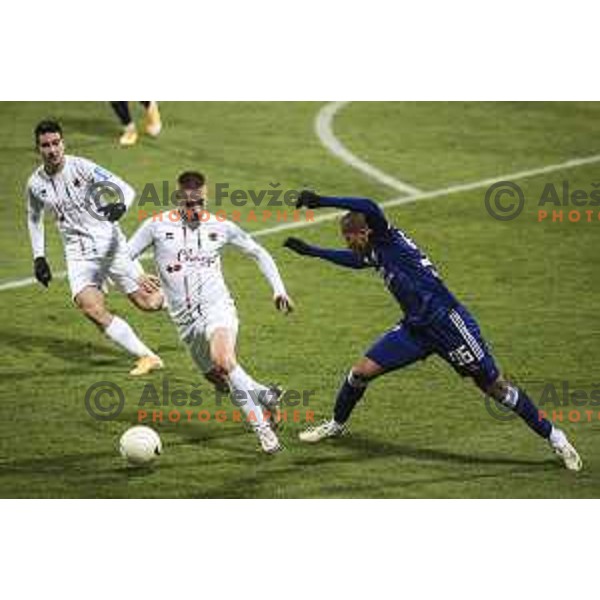 Filipe Santos in action during Prva liga Telekom Slovenije football match between Maribor and Tabor in Ljudski vrt, Maribor, Slovenia on November 28, 2020