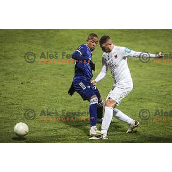 Filipe Santos in action during Prva liga Telekom Slovenije football match between Maribor and Tabor in Ljudski vrt, Maribor, Slovenia on November 28, 2020