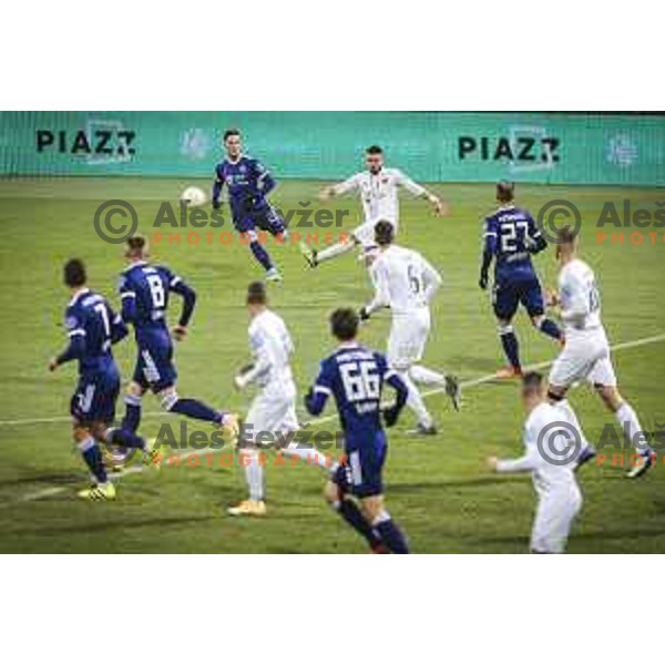 in action during Prva liga Telekom Slovenije football match between Maribor and Tabor in Ljudski vrt, Maribor, Slovenia on November 28, 2020
