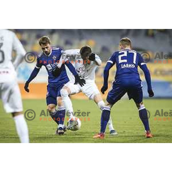 Jan Repas in action during Prva liga Telekom Slovenije football match between Maribor and Tabor in Ljudski vrt, Maribor, Slovenia on November 28, 2020