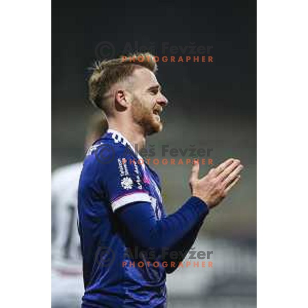Rudi Vancas Pozeg in action during Prva liga Telekom Slovenije football match between Maribor and Tabor in Ljudski vrt, Maribor, Slovenia on November 28, 2020
