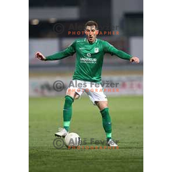 Mario Kvesic in action during Prva Liga Telekom Slovenije 2020-2021 football match between Domzale and Olimpija in Domzale on November 29, 2020