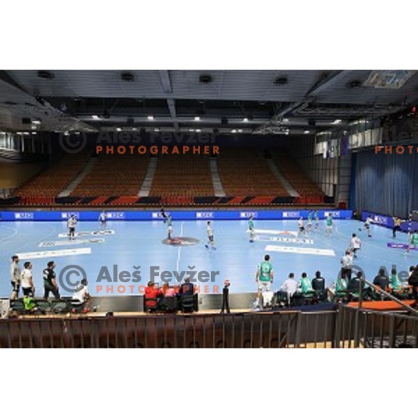  EHF European League Men 2020/21 handball match between Trimo Trebnje and Eurofarm Pelister in Ljubljana, Slovenia on December 1, 2020