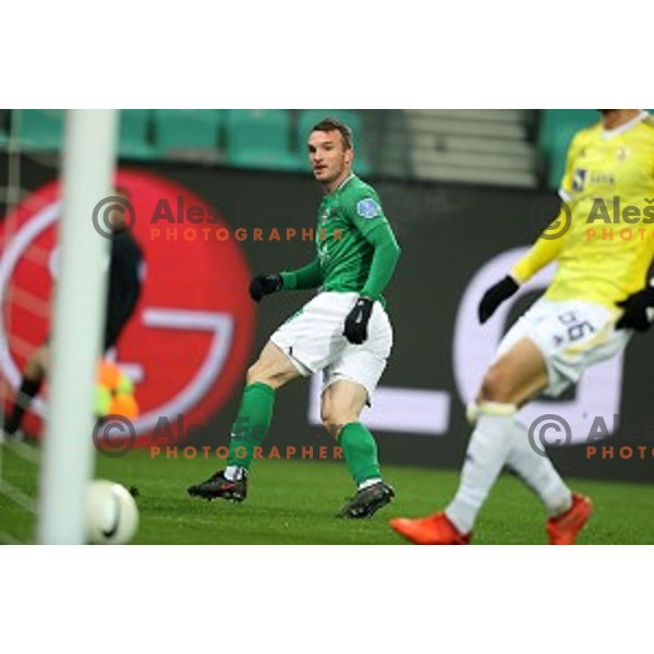 Djordje Ivanovic in action during Prva Liga Telekom Slovenije 2020-2021 football match between Olimpija and Maribor in SRC Stozice, Ljubljana, Slovenia on December 3, 2020