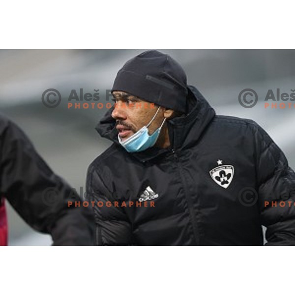 Marcos Tavares during Prva Liga Telekom Slovenije 2020-2021 football match between Olimpija and Maribor in SRC Stozice, Ljubljana, Slovenia on December 3, 2020