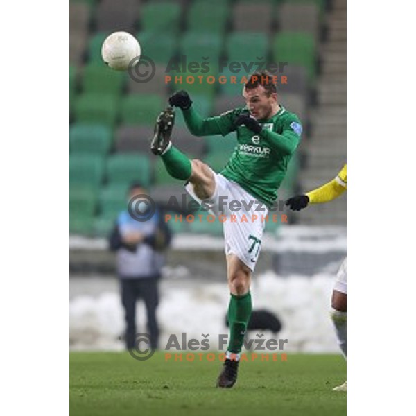 Djordje Ivanovic in action during Prva Liga Telekom Slovenije 2020-2021 football match between Olimpija and Maribor in SRC Stozice, Ljubljana, Slovenia on December 3, 2020