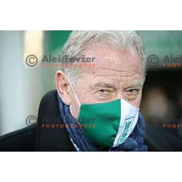 Milan Mandaric during Prva Liga Telekom Slovenije 2020-2021 football match between Olimpija and Maribor in SRC Stozice, Ljubljana, Slovenia on December 3, 2020