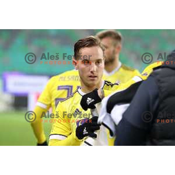 Zan Kolmanic during Prva Liga Telekom Slovenije 2020-2021 football match between Olimpija and Maribor in SRC Stozice, Ljubljana, Slovenia on December 3, 2020