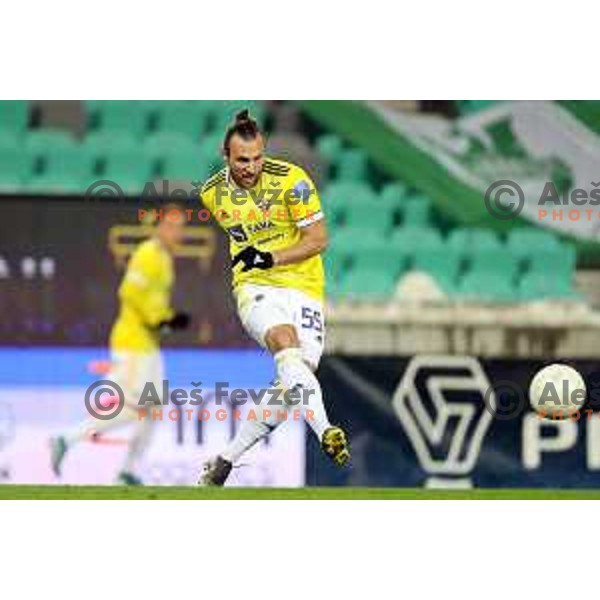 Spiro Pericic in action during Prva Liga Telekom Slovenije 2020-2021 football match between Olimpija and Maribor in SRC Stozice, Ljubljana, Slovenia on December 3, 2020