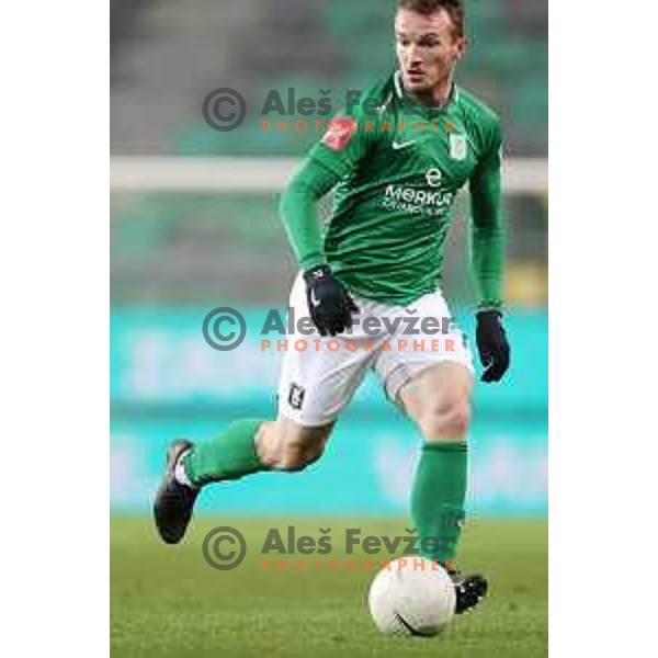 in action during Prva Liga Telekom Slovenije 2020-2021 football match between Olimpija and Maribor in SRC Stozice, Ljubljana, Slovenia on December 3, 2020