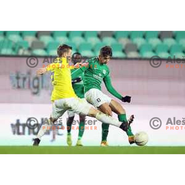 Mihail Caimacov in action during Prva Liga Telekom Slovenije 2020-2021 football match between Olimpija and Maribor in SRC Stozice, Ljubljana, Slovenia on December 3, 2020