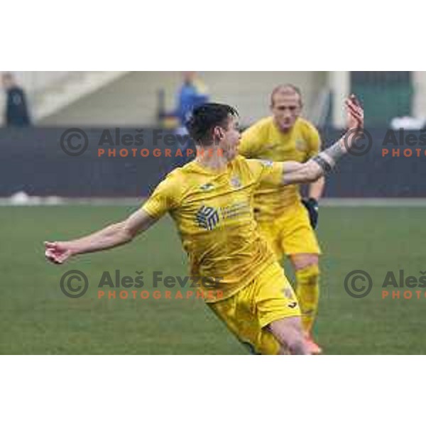 Gregor Sikosek celebrates goal during Prva Liga Telekom Slovenije 2020-2021 football match between Domzale and Koper in Domzale on December 5, 2020