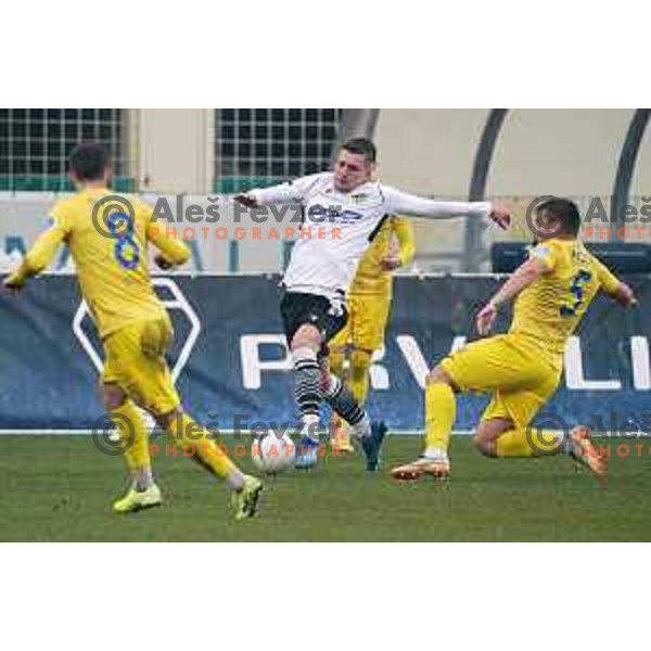 Nardin Mulahusejnovic in action during Prva Liga Telekom Slovenije 2020-2021 football match between Domzale and Koper in Domzale on December 5, 2020
