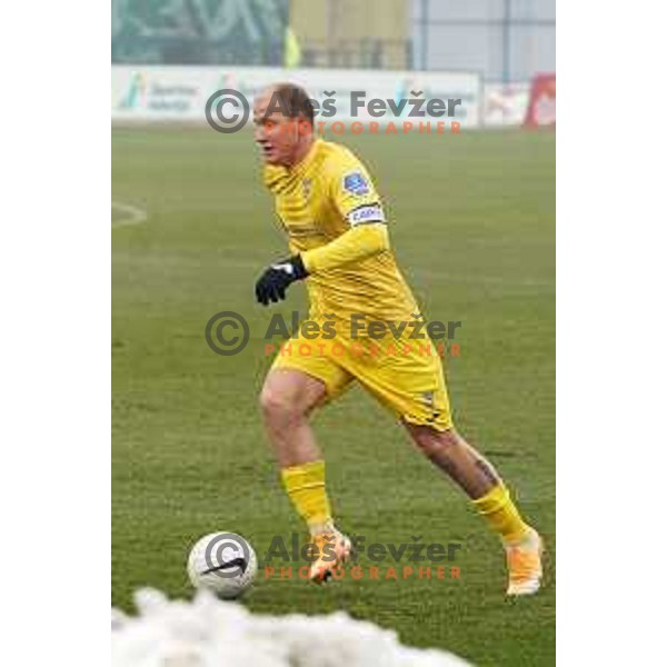 Senijad Ibricic in action during Prva Liga Telekom Slovenije 2020-2021 football match between Domzale and Koper in Domzale on December 5, 2020