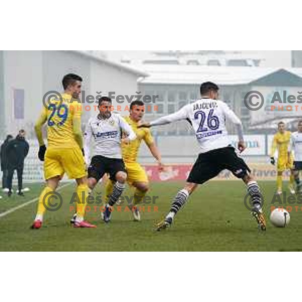 Aleksander Rajcevic in action during Prva Liga Telekom Slovenije 2020-2021 football match between Domzale and Koper in Domzale on December 5, 2020