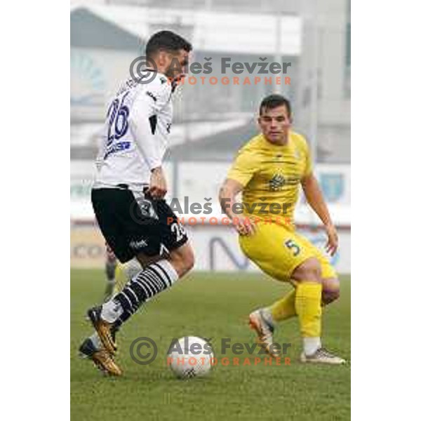 Aleksander Rajcevic in action during Prva Liga Telekom Slovenije 2020-2021 football match between Domzale and Koper in Domzale on December 5, 2020