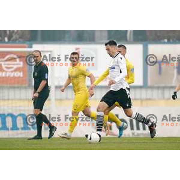 Ivan Borna Jelic Balta in action during Prva Liga Telekom Slovenije 2020-2021 football match between Domzale and Koper in Domzale on December 5, 2020