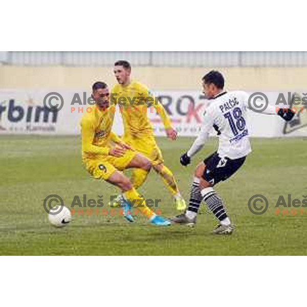 in action during Prva Liga Telekom Slovenije 2020-2021 football match between Domzale and Koper in Domzale on December 5, 2020