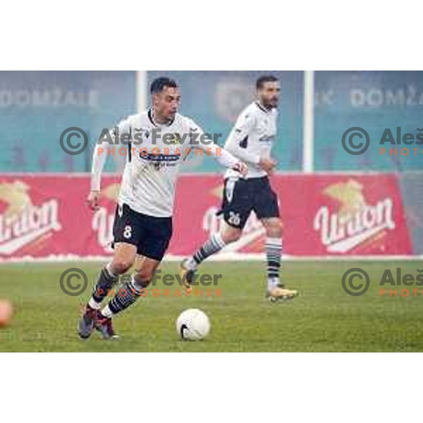 Ivan Borna Jelic Balta in action during Prva Liga Telekom Slovenije 2020-2021 football match between Domzale and Koper in Domzale on December 5, 2020