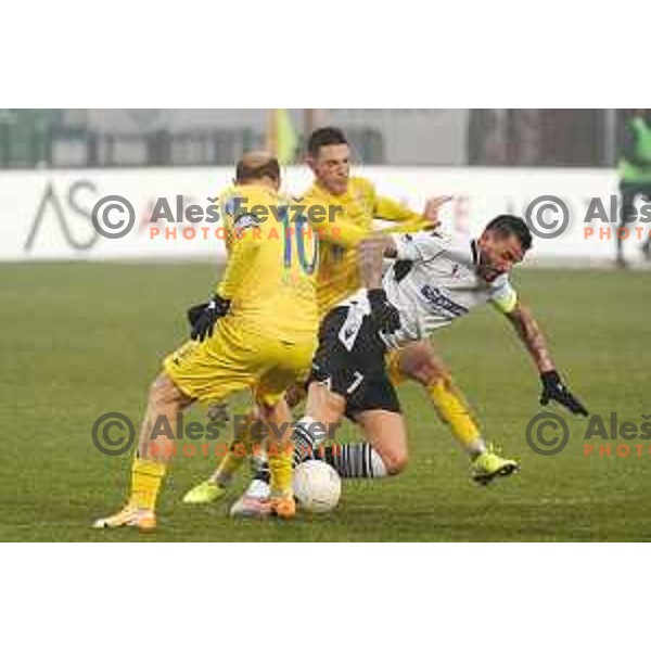 Ivica Guberac in action during Prva Liga Telekom Slovenije 2020-2021 football match between Domzale and Koper in Domzale on December 5, 2020