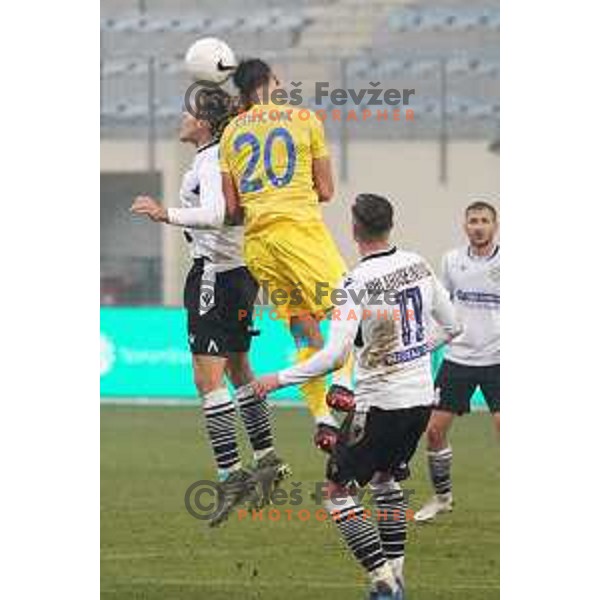 in action during Prva Liga Telekom Slovenije 2020-2021 football match between Domzale and Koper in Domzale on December 5, 2020