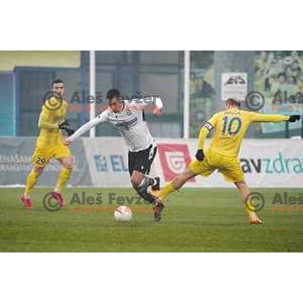 Senijad Ibricic in action during Prva Liga Telekom Slovenije 2020-2021 football match between Domzale and Koper in Domzale on December 5, 2020