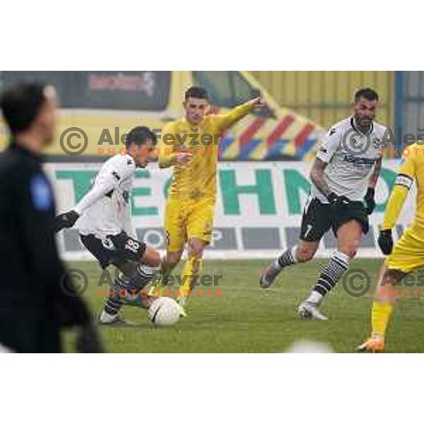 in action during Prva Liga Telekom Slovenije 2020-2021 football match between Domzale and Koper in Domzale on December 5, 2020