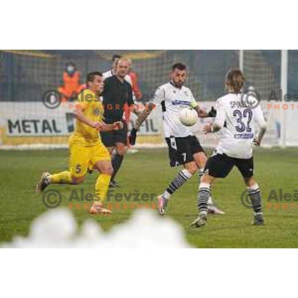 in action during Prva Liga Telekom Slovenije 2020-2021 football match between Domzale and Koper in Domzale on December 5, 2020