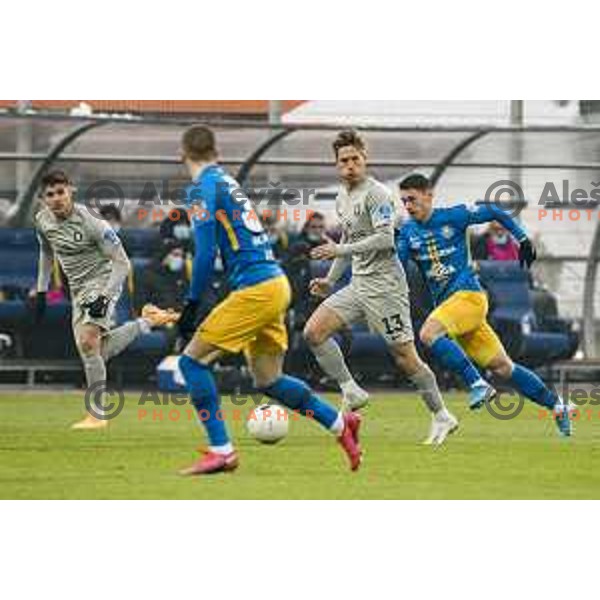 Ivan Mocinic in action during Prva Liga Telekom Slovenije 2020-2021 football match between Celje and Olimpija in Celje, Slovenia on December 6, 2020