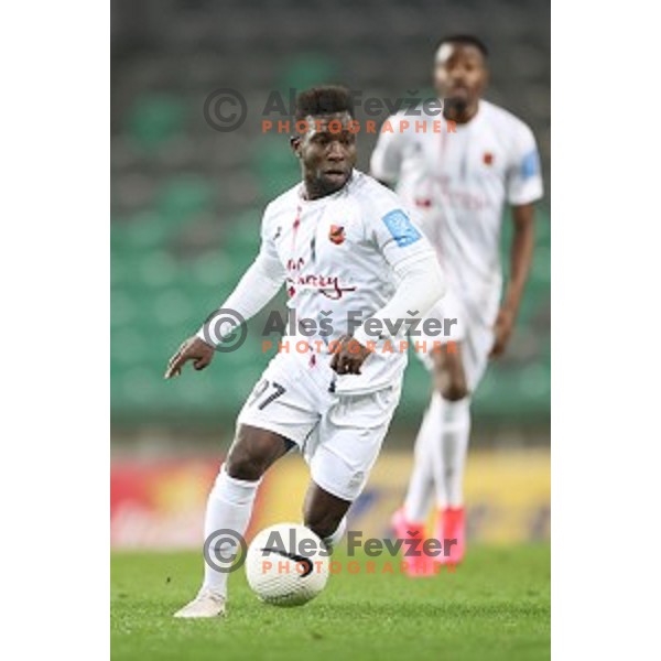 Aldair in action during Prva Liga Telekom Slovenië 2020-2021 football match between Olimpija and Tabor in SRC Stozice, Ljubljana, Slovenia on December 12, 2020