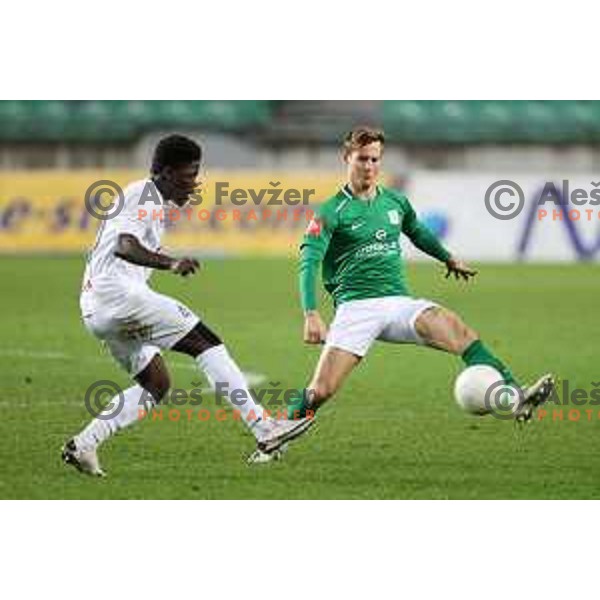 Ivan Mocinic in action during Prva Liga Telekom Slovenië 2020-2021 football match between Olimpija and Tabor in SRC Stozice, Ljubljana, Slovenia on December 12, 2020