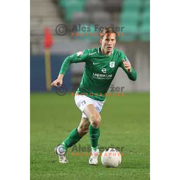 Ivan Mocinic in action during Prva Liga Telekom Slovenië 2020-2021 football match between Olimpija and Tabor in SRC Stozice, Ljubljana, Slovenia on December 12, 2020