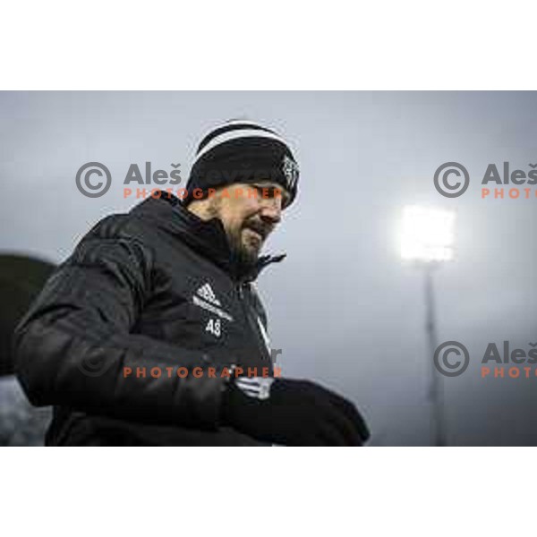 Ante Simundza, head coach of Mura during Prva liga Telekom Slovenije football match between Mura and Aluminij in Fazanerija, Murska Sobota, Slovenia on December 13, 2020