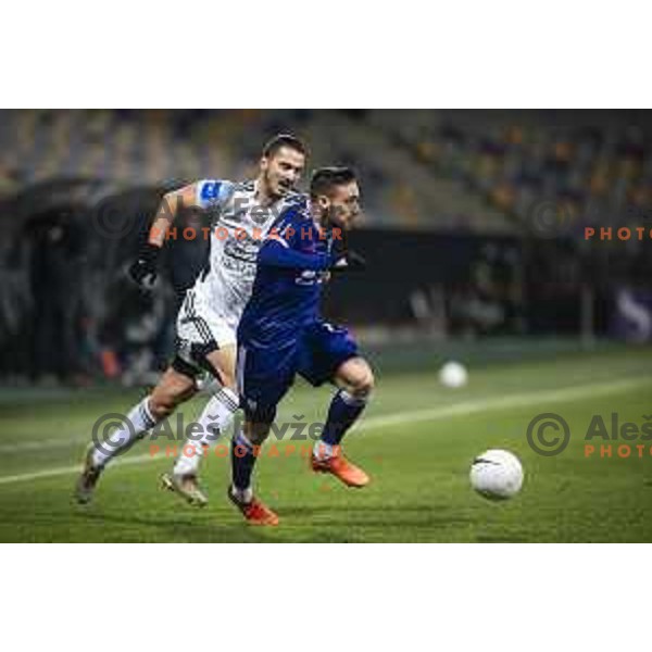 Aljosa Matko in action during Prva liga Telekom Slovenije football match between Maribor and Mura in Ljudski vrt, Maribor, Slovenia on December 17, 2020