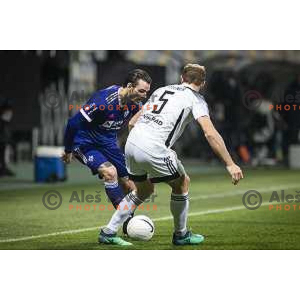 Denis Klinar in action during Prva liga Telekom Slovenije football match between Maribor and Mura in Ljudski vrt, Maribor, Slovenia on December 17, 2020