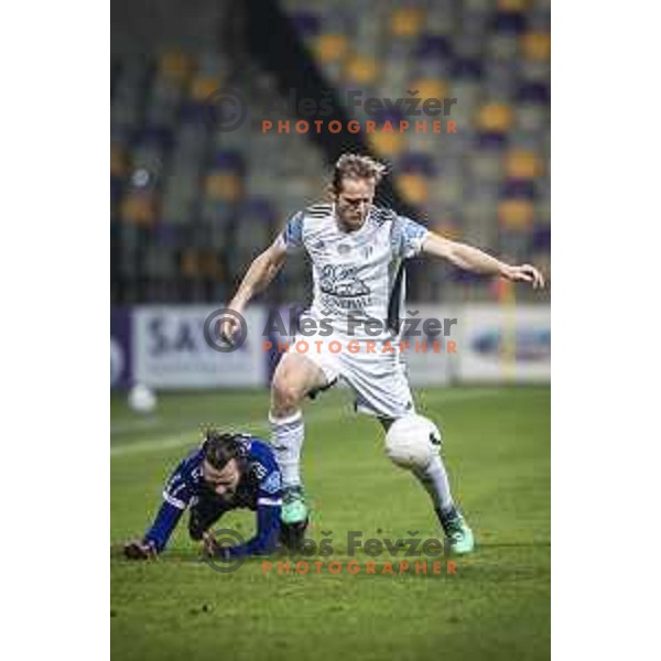 Jure Travner in action during Prva liga Telekom Slovenije football match between Maribor and Mura in Ljudski vrt, Maribor, Slovenia on December 17, 2020