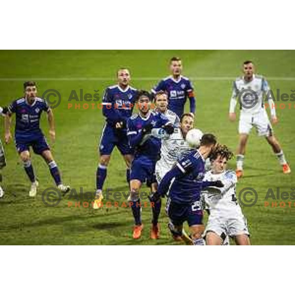 in action during Prva liga Telekom Slovenije football match between Maribor and Mura in Ljudski vrt, Maribor, Slovenia on December 17, 2020