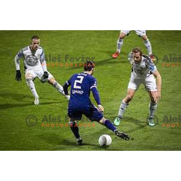 Jure Travner in action during Prva liga Telekom Slovenije football match between Maribor and Mura in Ljudski vrt, Maribor, Slovenia on December 17, 2020