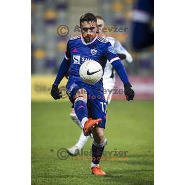 Aljosa Matko in action during Prva liga Telekom Slovenije football match between Maribor and Mura in Ljudski vrt, Maribor, Slovenia on December 17, 2020