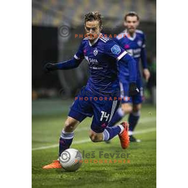 Rene Mihelic in action during Prva liga Telekom Slovenije football match between Maribor and Mura in Ljudski vrt, Maribor, Slovenia on December 17, 2020