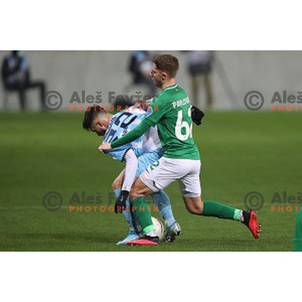  in action during Prva Liga Telekom Slovenije 2020-2021 football match between Olimpija and Gorica in SRC Stozice, Ljubljana, Slovenia on December 19, 2020